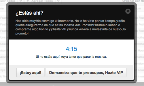 Grooveshark empieza a cansarse de los usuarios pasivos