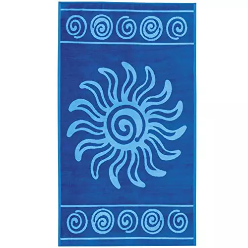 Delindo Lifestyle® Toalla de Playa Tropical Sol Azu