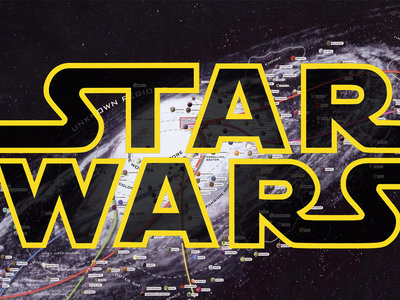 Este mapa interactivo nos ayuda a comprender las dimensiones del universo de Star Wars