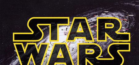 Este mapa interactivo nos ayuda a comprender las dimensiones del universo de Star Wars