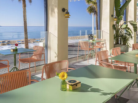 Terraza De La Santa Maria En El Barcelo Benidorm Beach Delante De La Playa De Levante