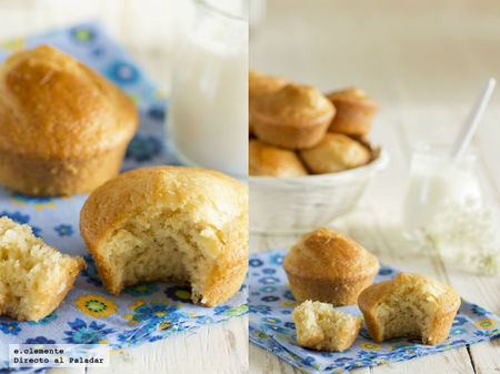 Muffins de yogur y limón. Receta