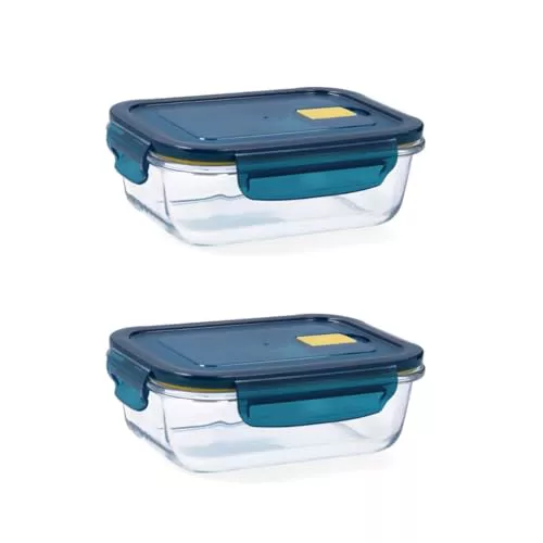 Quid Set de 2 recipientes herméticos Astral de vidrio, 64 cl