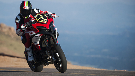 Carlin Dunne durante la Pikes Peak