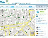 WeFi: conexiones wifi abiertas en todo el mundo