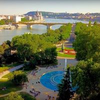 La Isla Margarita de Budapest a vista de pájaro (vídeo)