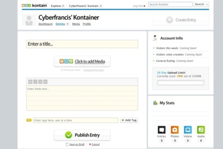 Kontain, comparte tu vida a través de elementos multimedia