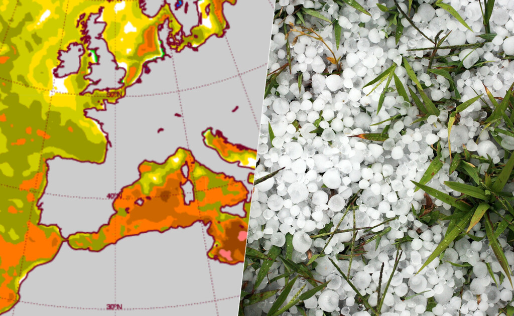 Las aguas del Mediterráneo están tan calientes que España va a sufrir de nuevo las consecuencias: más granizo