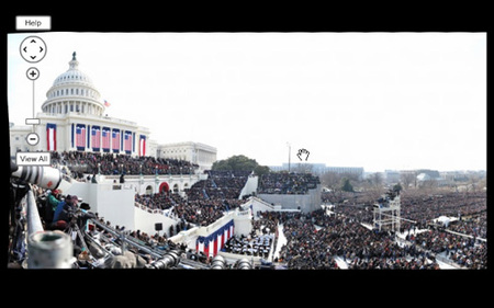 Gigapan: el secreto tras la famosa foto de la investidura de Obama