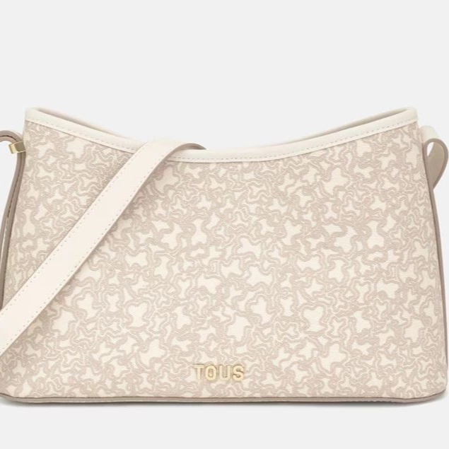 Bolso bandolera grande con cremallera y asa regulable

