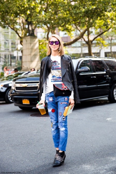 nyfw street style parches
