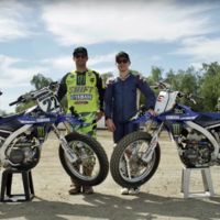 Un poco de Flat Track con dos estrellas mundiales: Jorge Lorenzo y Chad Reed