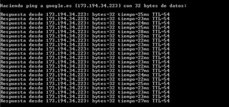 Comprueba si tienes conexión a Internet con el comando PING