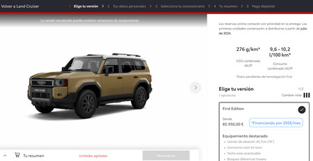 El Toyota Land Cruiser 2024 First Edition se agota en pocas horas