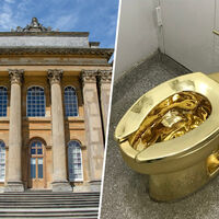 Un palacio inglés instaló un retrete de oro macizo y lo dejó sin vigilancia. El resultado: el robo de arte más loco del país