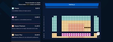 Cinesa imita el modelo de precios escalonados de las aerolíneas: los mejores sitios de la sala serán los más caros