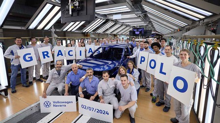 La última unidad del Volkswagen Polo fabricada en Navarra