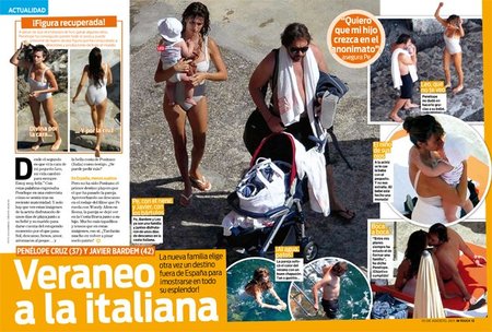 Pe y Bardem se lo pasan pipa de vacaciones con Leo