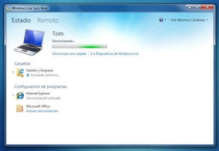 Windows Live Sync es una versión degradada y reducida de Live Mesh