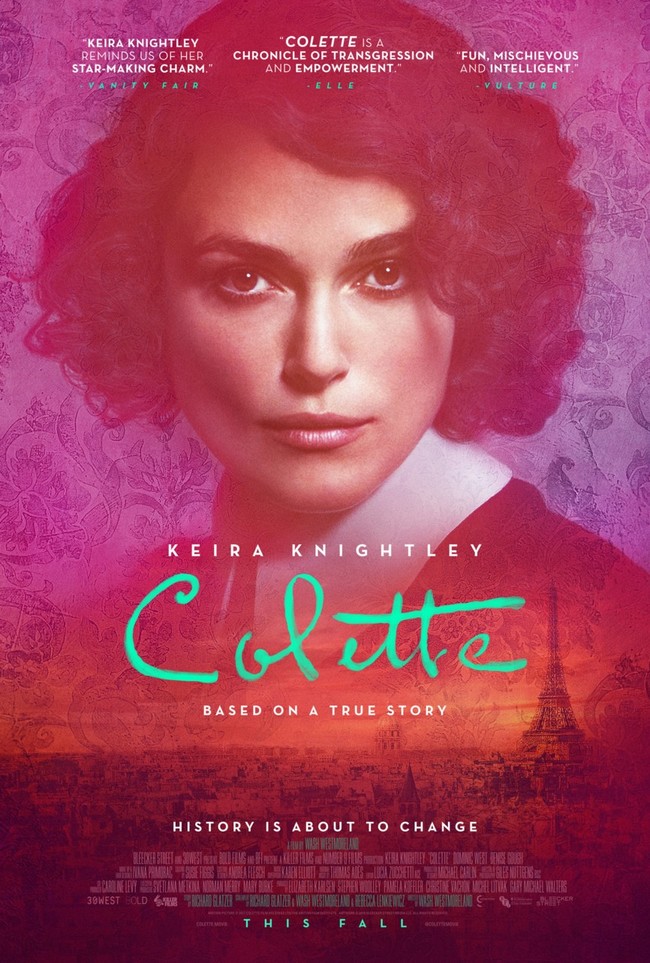 Colette Biopic Kiera Knightley