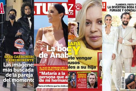 La boda secreta de Anabel Pantoja, la venganza de Bárbara Rey y la cita romántica de Kiki Morente y Sara Carbonero: estas son las portadas del miércoles 22 de septiembre