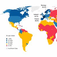 Estudo da Microsoft revela o ranking dos países que mais utilizam IA no mundo; onde está o Brasil? 