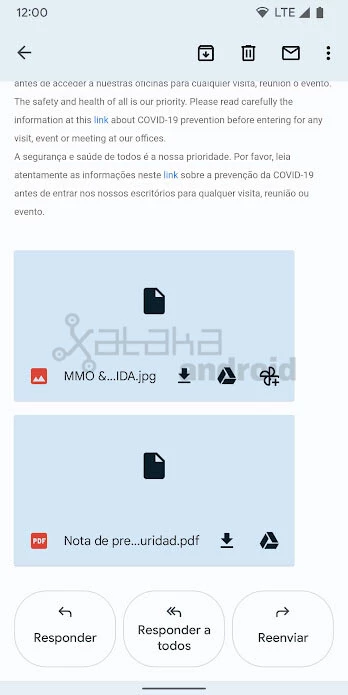 Gmail ドライブの写真を保存