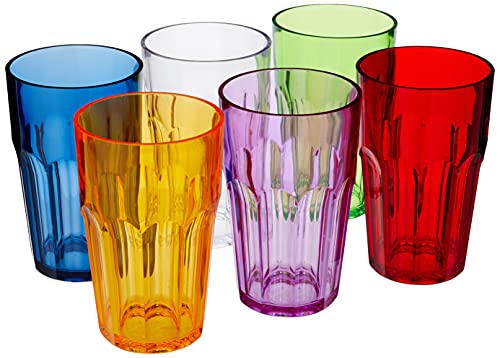 Guzzini - Happy Hour, juego de 6 vasos altos para beber