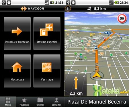Navigon MobileNavigator para Android, lo probamos y lo analizamos en vídeo
