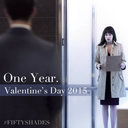 Y por San Valentín, de regalo, una foto de Anastasia Steele