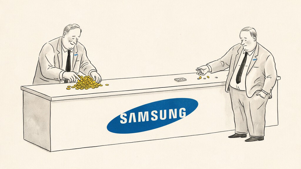Samsung vende la memoria más cara que nunca. Uno de sus clientes más perjudicados es Samsung