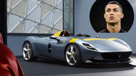 ¡Otra joya! Cristiano Ronaldo añade un Ferrari Monza SP, de 810 CV y 1,6 millones de euros, a su colección de superdeportivos