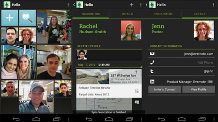 Evernote Hello llega a Android con LinkedIn integrado