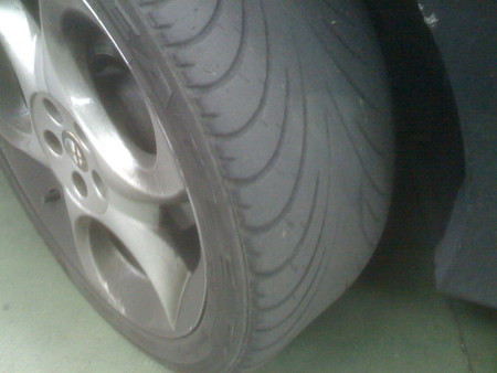 Neumático al final de su vida útil