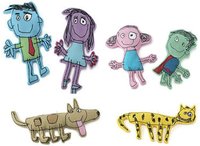 Una familia de peluches imaginados por niños