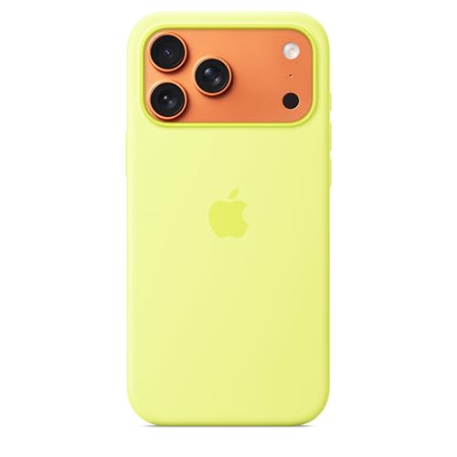 Apple Funda de Silicona con MagSafe para el iPhone 17 Pro MAX — Amarillo neón ​​​​​​​