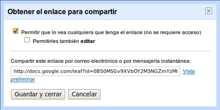 Compartir con Docs