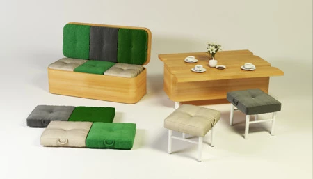 Sofá convertible, un ingenioso mueble multifuncional