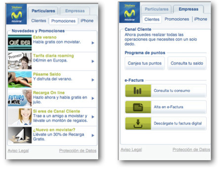Movistar crea un portal especial para el iPhone