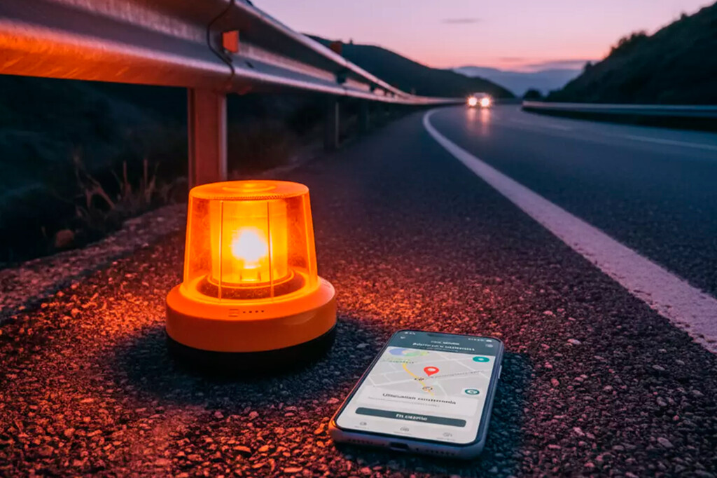 Las nuevas balizas V16 conectadas de la DGT traen un secreto oculto para Waze y Google Maps: adiós a los dichosos avisos fantasma 