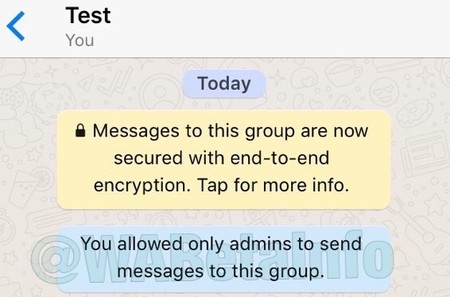 Grupos de WhatsApp de solo lectura: los administradores podrán restringir el envío de mensajes