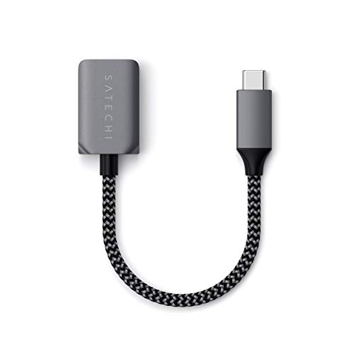 SATECHI Cable Adaptador USB-C a USB-A 3.0, Compatible con MacBook Pro/Air M2/M1, iPad Pro/Air M2/M1, Mac Mini M2, iMac M1 y más Dispositivos