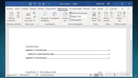 Como Hacer Un Indice Automatico En Word