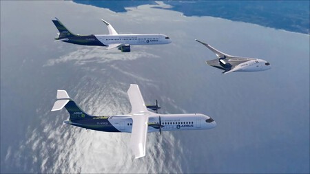 Aviones hidrógeno Airbus