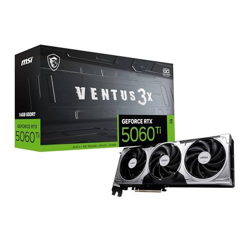 MSI GeForce RTX 5060 Ti 16G Ventus 3X OC 