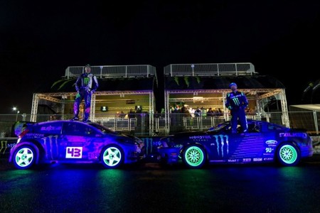 Los pilotos de Monster hicieron las delicias del público británico