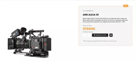 Cámara Arri Alexa 35 Cámara Arri Alexa 35