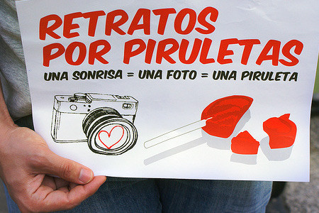 Retratos por piruletas, ahora "made in Spain"