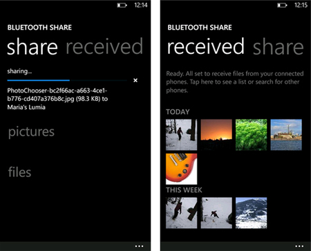Nokia Bluetooth Share ya disponible en la Windows Phone Store