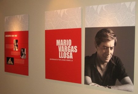 Exposición sobre Vargas Llosa en París